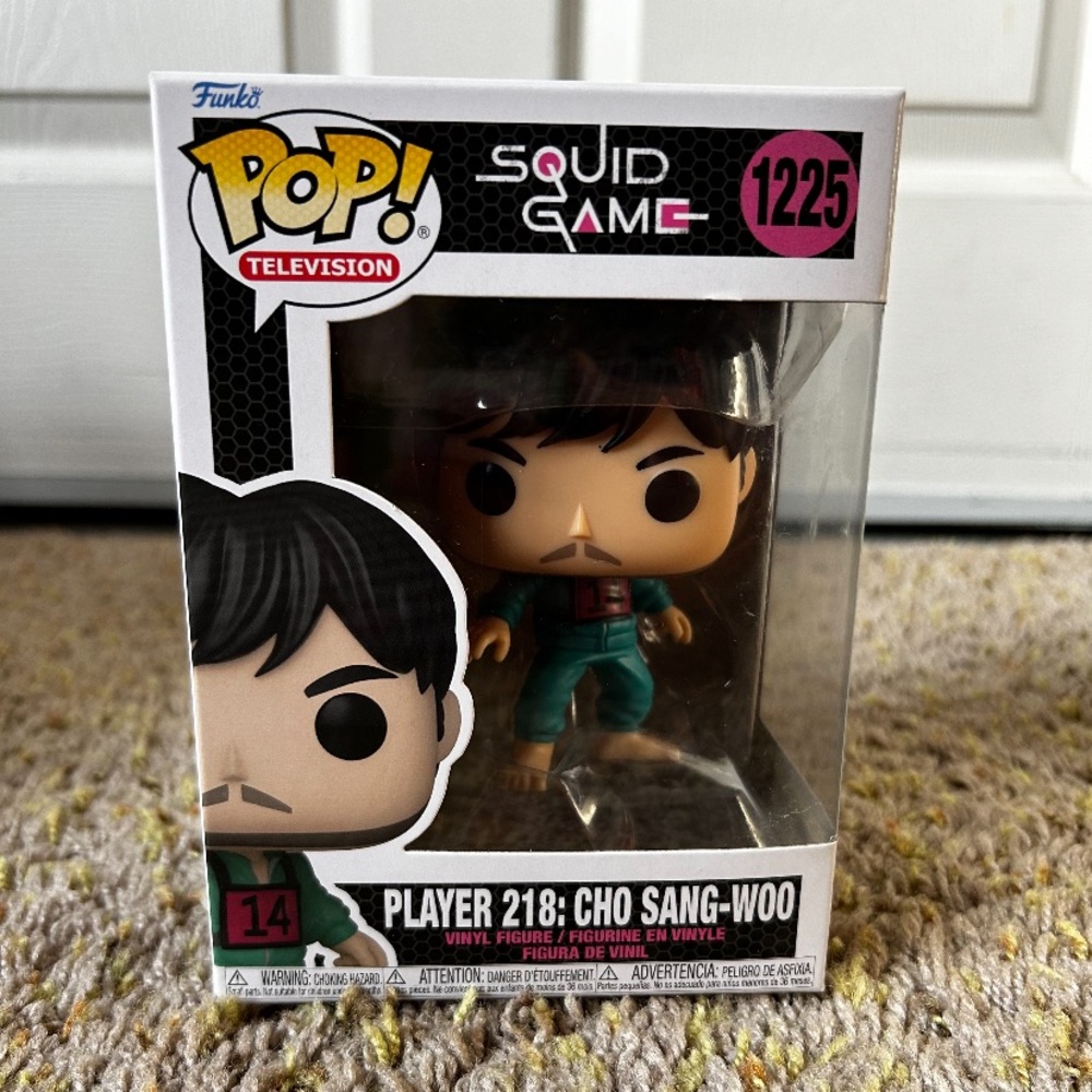 Funko POP TV: Squid Game- Player 218: Cho Sang-Woo, Multicolor
